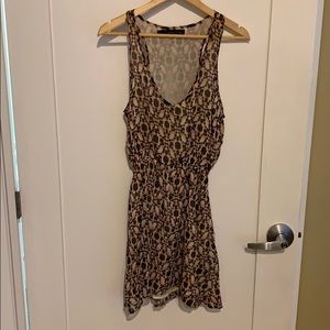 Patterson J Kincaid print poly dress size S